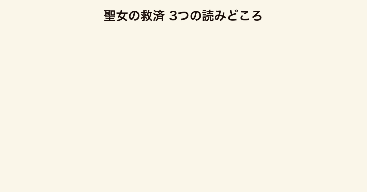 聖女の救済 3つの読みどころ（倒叙的構成・湯川の論理・捜査の駆け引き）