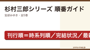 宮部みゆき杉村三郎シリーズの読む順番ガイド記事のアイキャッチ画像（全5巻・刊行順＝時系列順・完結状況・最新刊対応）
