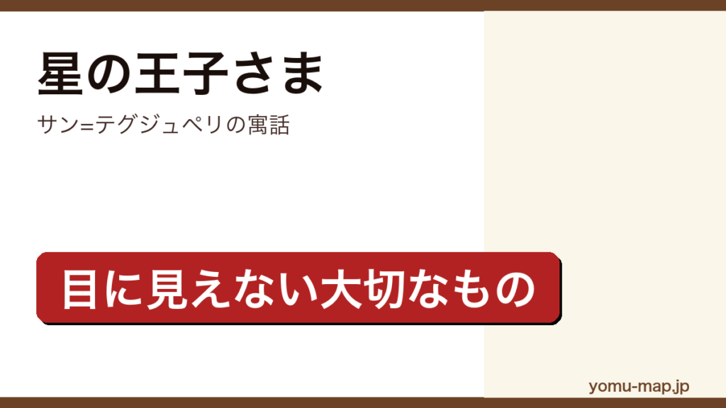 星の王子さま（サン=テグジュペリがサハラ砂漠に不時着した飛行士と小さな星から来た王子さまの対話を描いた寓話）レビュー記事のアイキャッチ画像