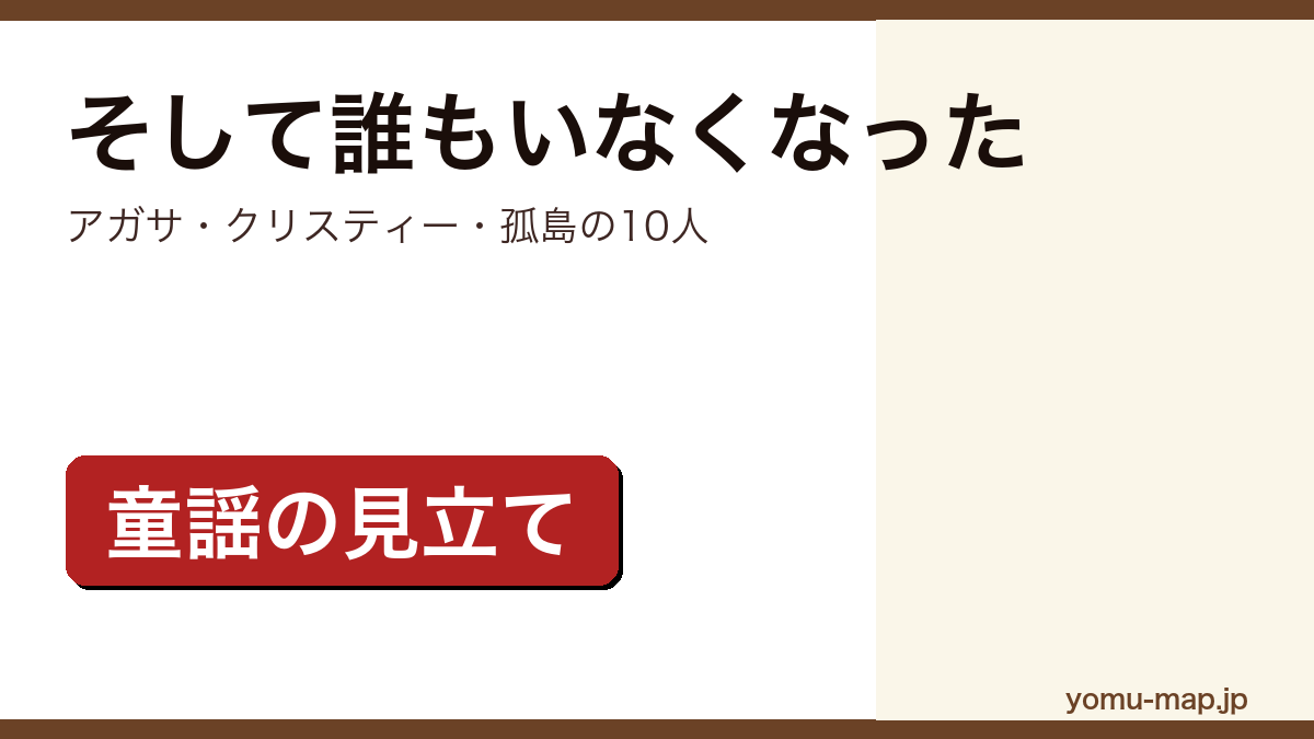 そして誰もいなくなった(アガサ・クリスティーが1939年に発表した孤島クローズドサークルの長編ミステリー)レビュー記事のアイキャッチ画像