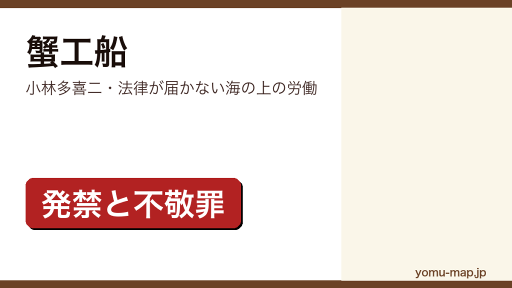 蟹工船（小林多喜二）レビュー記事のアイキャッチ画像