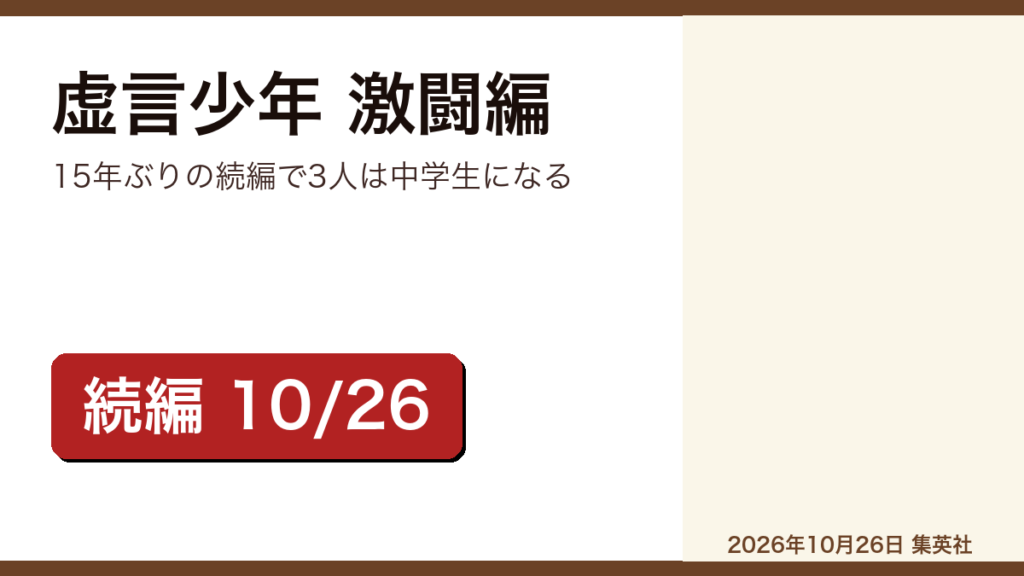 虚言少年 激闘編 京極夏彦のレビュー記事アイキャッチ画像